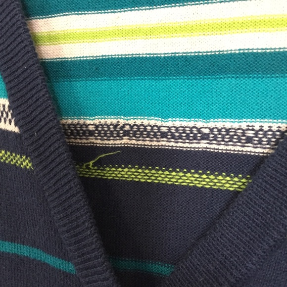 Aeropostale | cardigan, v-neck, button, blue green - Picture 7 of 7